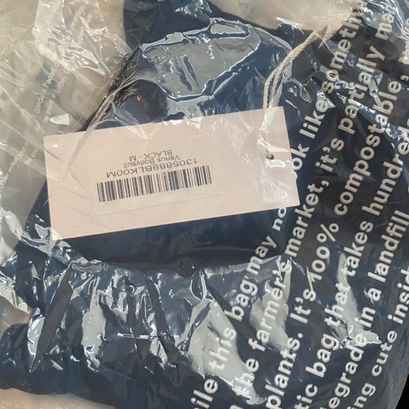 Reformation Venus Bodysuit, Black, M ~NEVER WORN~ - Picture 3 of 7